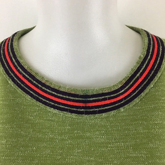 Vintage Pin‎ Tuck Crew Neck Long Sleeve Top - Picture 2 of 7